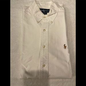 RALPH LAUREN DRESS SHIRTS WHITE